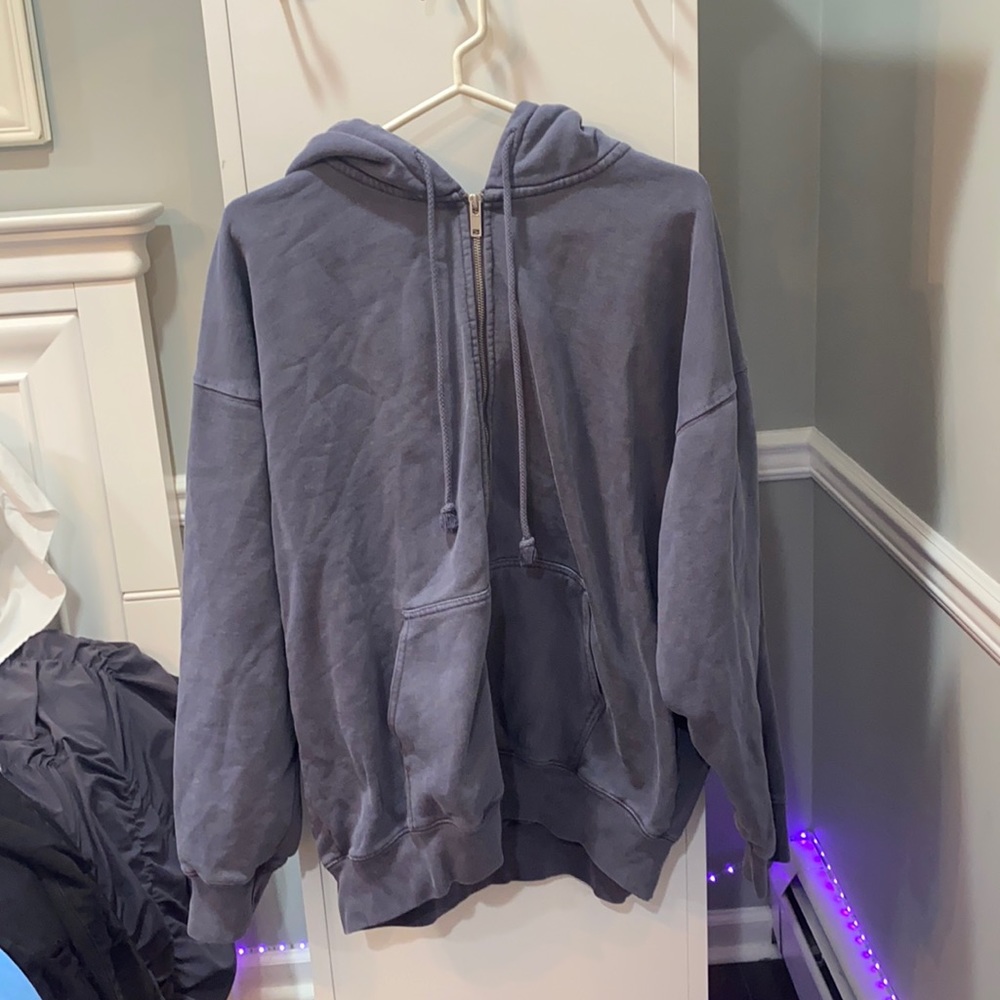 Brandy Melville oversized zip up hoodie
